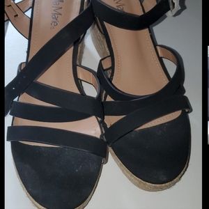 Size 10, wedge sandals